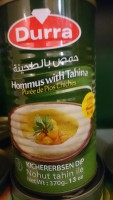Hummus med tahini. 
